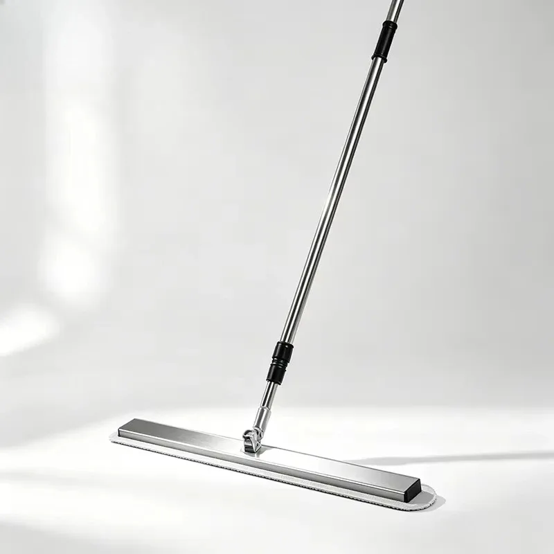 High efficiency concrete plaster stainless steel scraper adjustable handle 360 degrees universal