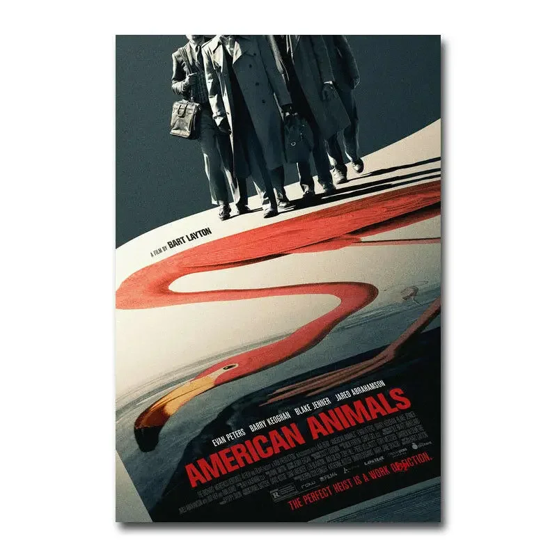 Американские животные 2018, горячий фильм 3, шелковый плакат, настенная наклейка, украшение, подарок