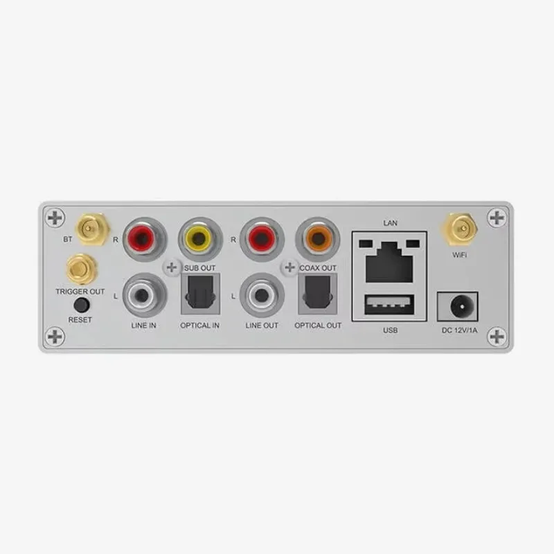 

S50pro+ WiFi BT 5.0 Aptx HD Multifunctional Wireless Stereo Preamplifier Home Audio Full Digital Class D Streamer System
