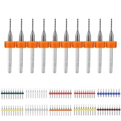 10pcs Circuit Board PCB Drill Bits Kit Carbide Steel Drill Bit Set  Shank PCB Mini Carbide Drill Bit Set