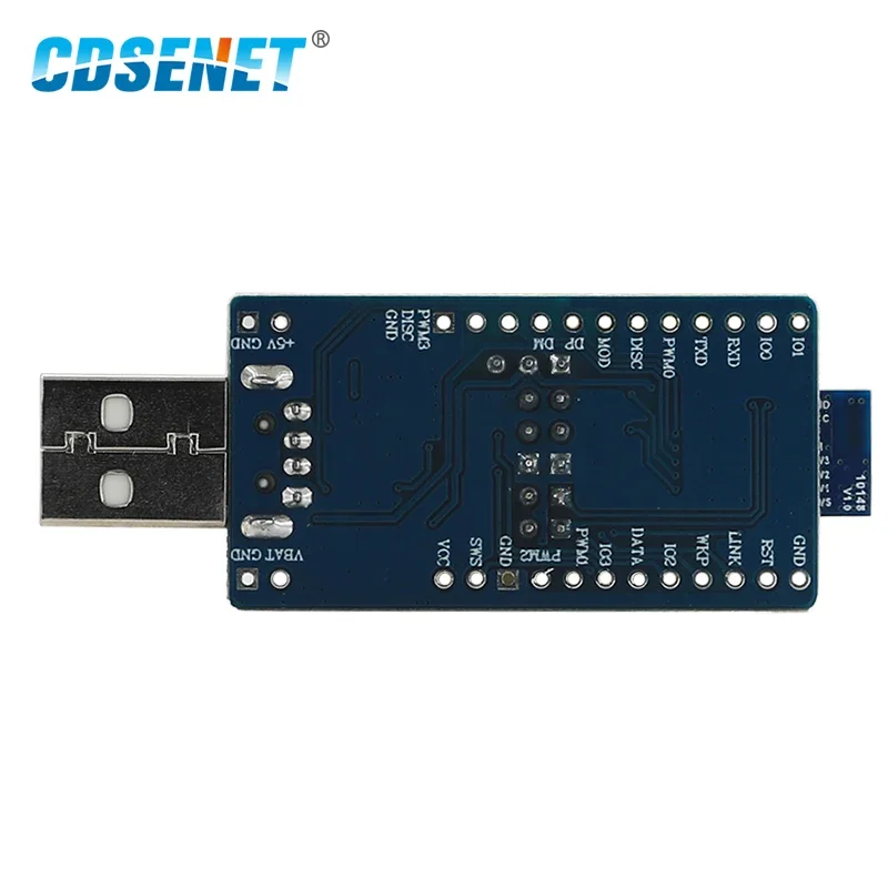 وحدة الإرسال اللاسلكي ، CDSENET ، مستقبل إرسال بلوتوث ، USB إلى لوحة اختبار TTL ، TLSR8266 ، enghz ، BLE4.2 UART