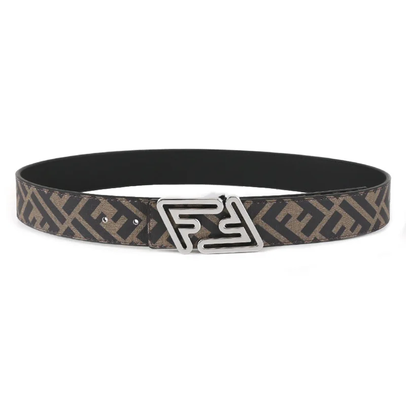 2025 High Quality 3.8cm Leather Business Men Belt Luxury Brand Designer famous Belts for men Jeans Strap Male Metal Buckle belt