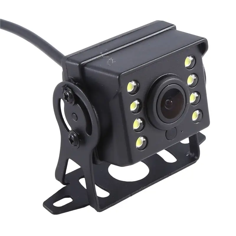 A30F-24V Reversing Camera Reversing Image Rear Camera HD LED Night Vision Waterproof Universal Durable Easy Install Black