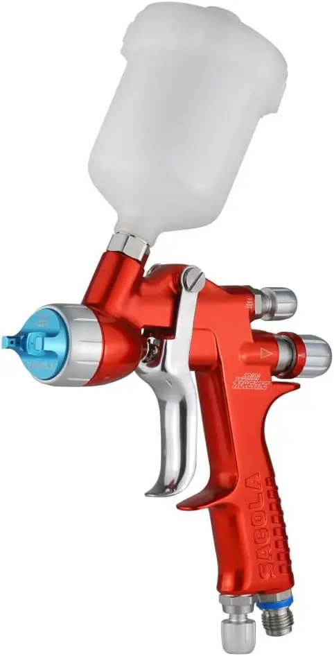 Mini Xtreme Gravity Fed Spray Gun (Mini Aqua Air Cap, 0.80Mm)