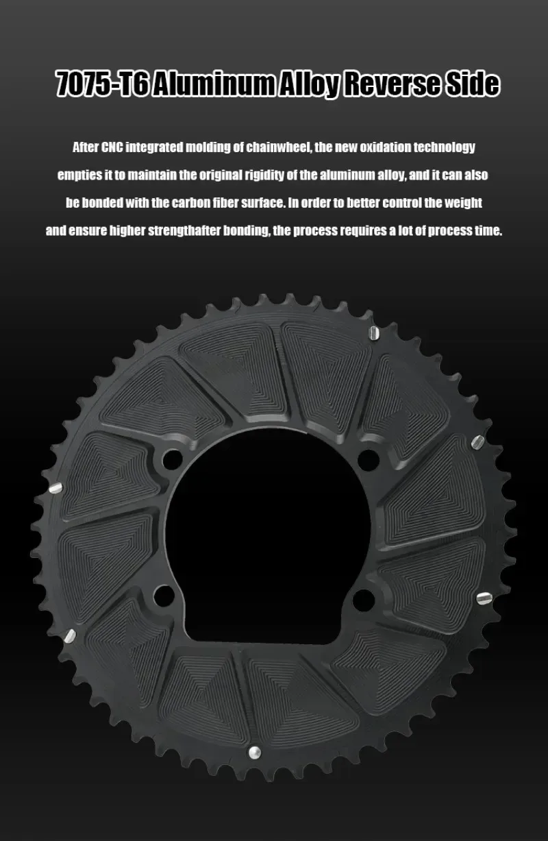 RACEDUEL 110BCD Carbon Crankset 11/12 Speed Double Chainring for Shimano R7000 R8000 R9100 R9200 50-34T/52-36T/53-39T/54-40T
