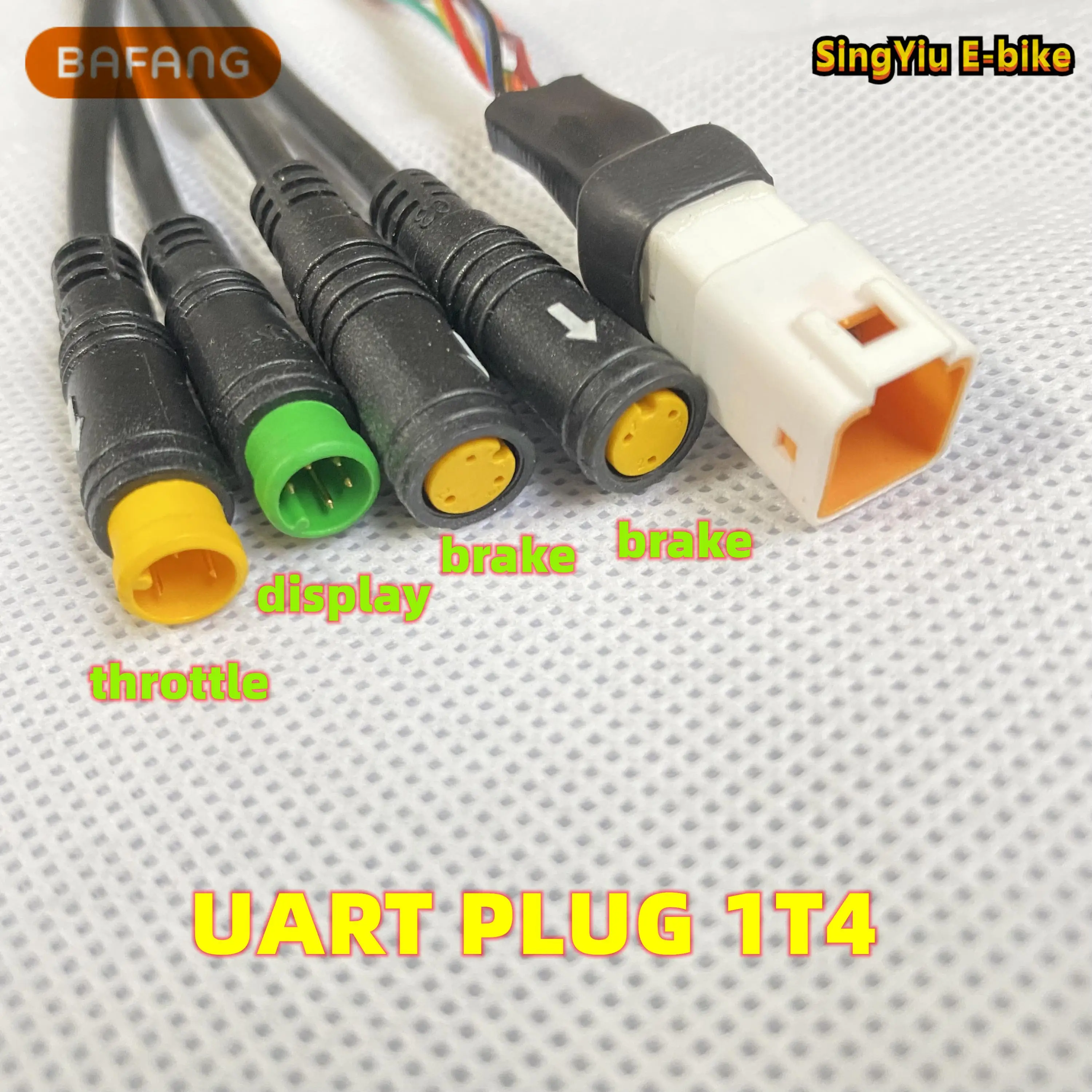 Bafang Mid Motor Connection Line Main Cable EB-BUS 1T4 Display Line G330 M400 M620 G510 BAFANG Motor Accessories