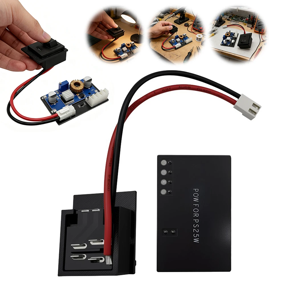 

Type C PSU Mod for PS2 Power Supply Module for PS2 Fat Console Replacement Power Supply Supports PD 3.0 Retro Video Game Parts