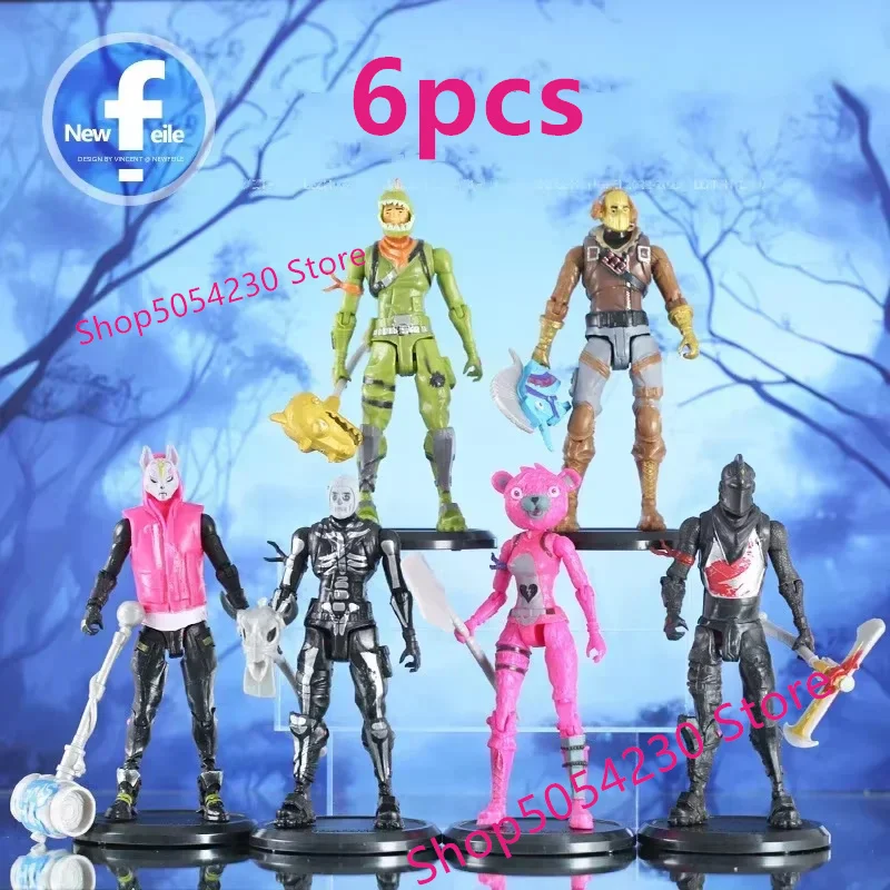 Fortnited Action Figure Toys Battle Royale Assembly Figures New Styles Mini Toy Figures Cartoon Model Popular Game Graphics Toys