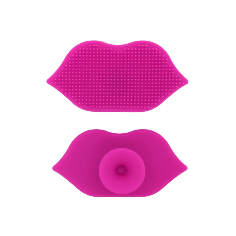 Silicone Facial Cleaning Pad Face Pore Blackhead Exfoliating Cleanser Bendable Soft Lip Scrubbers Lip Cleaning Scrub Brush Tool