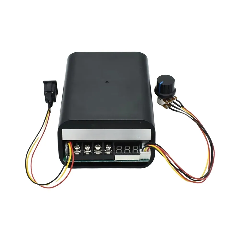 10V-55V DC Motor Controller With Digital Display, 60A High Current, Adjustable 0-100% For Industrial Equipment