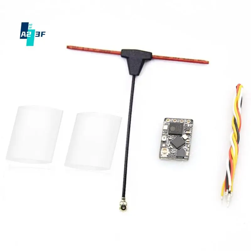 

A23F-10PCS ELRS Receiver 2.4Ghz NANO Expresslrs Receiver CRSF With T-Type Antenna For RC FPV Traversing Drones Parts