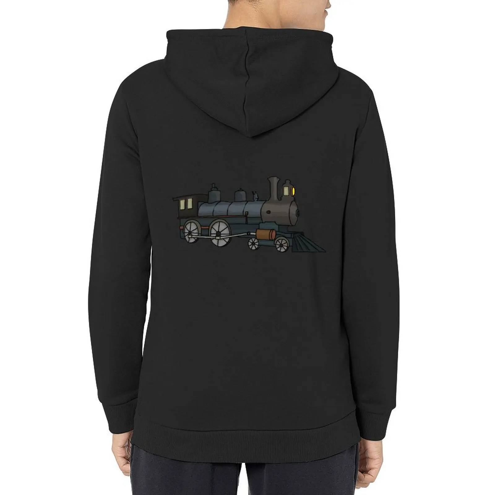 

Steam Train Hoodie aesthetic clothing graphic t shirts men clothes for men korean style clothes men's oversize hoodie
