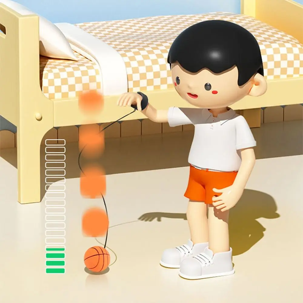 ลูกบอลเด้งดึ๋งแบบมีเชือกยางยืด เกมโยนบอลมือ ลูกบอลเด้งดึ๋งแบบมีสายยางยืด สำหรับเทนนิส บาสเกตบอล