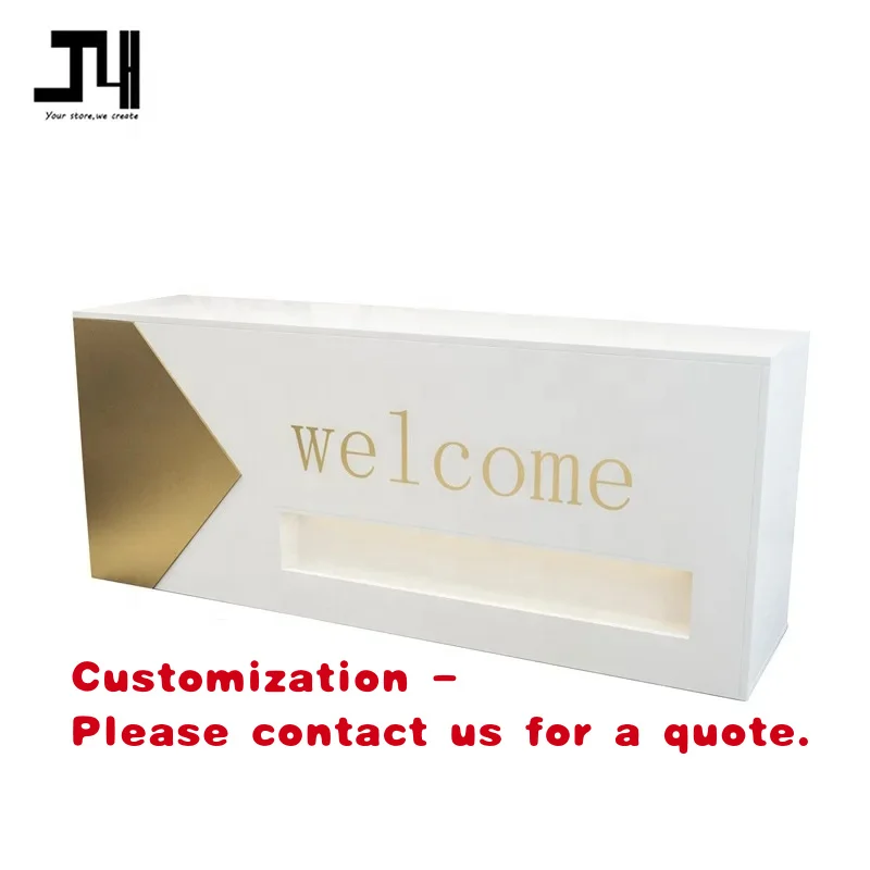 

Элитная стойка для кассы в барбершопе, роскошная мебель для маникюрного салона, деревянные кассовые стойки, дизайнерские решения.