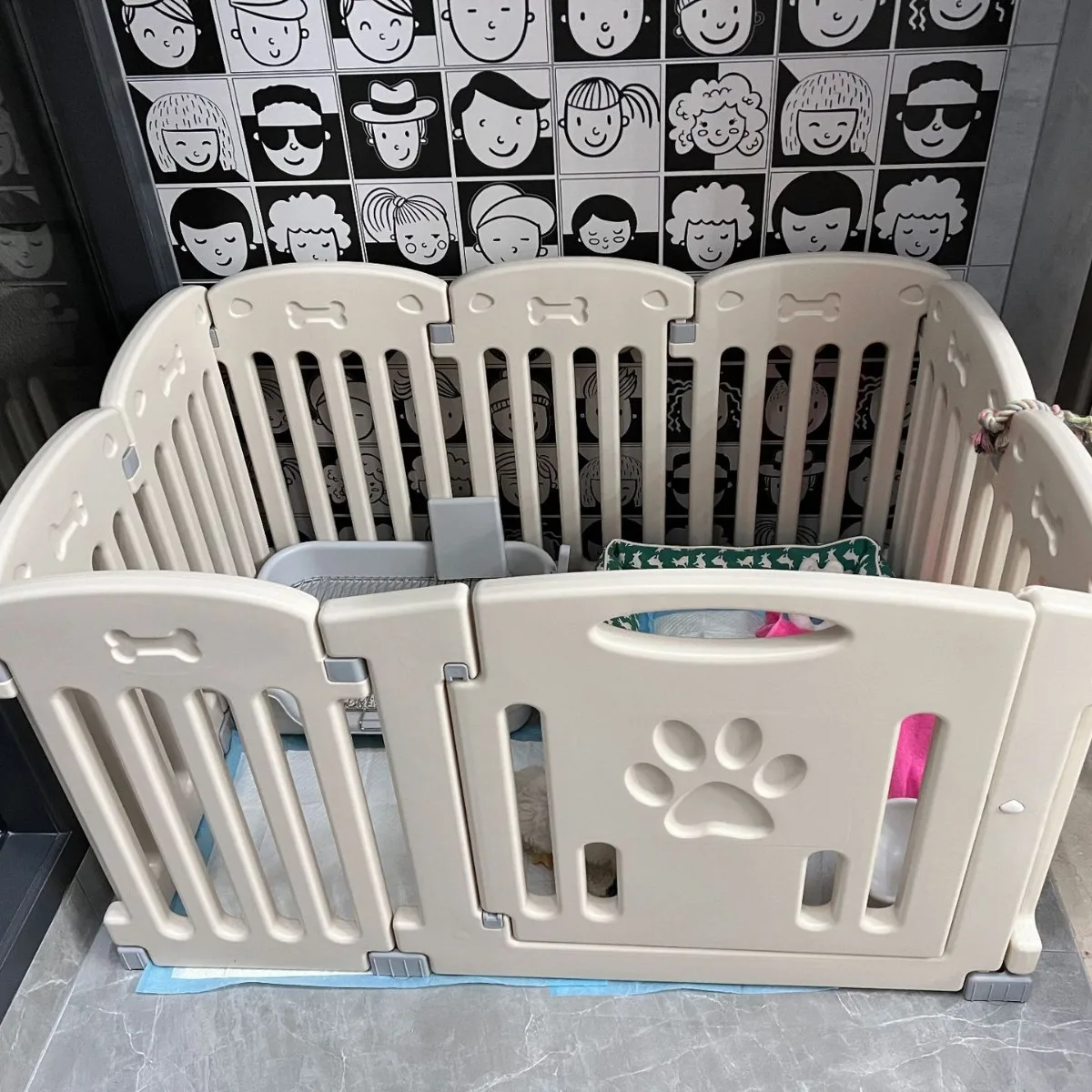 Dog Cage Small Dog Fence Indoor Enclosure Pet Fence Kennel Pet Fence Supplies Fences Dog House Enclosure Guard Rail