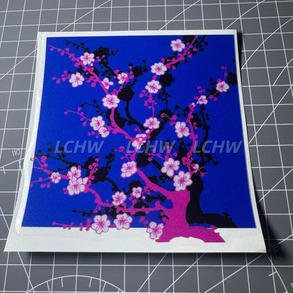 New Chinese Style Plum BlossomStickers Car Styling Vinyl Truck Auto Body Window Tail Laptop Computer Guitar Tape