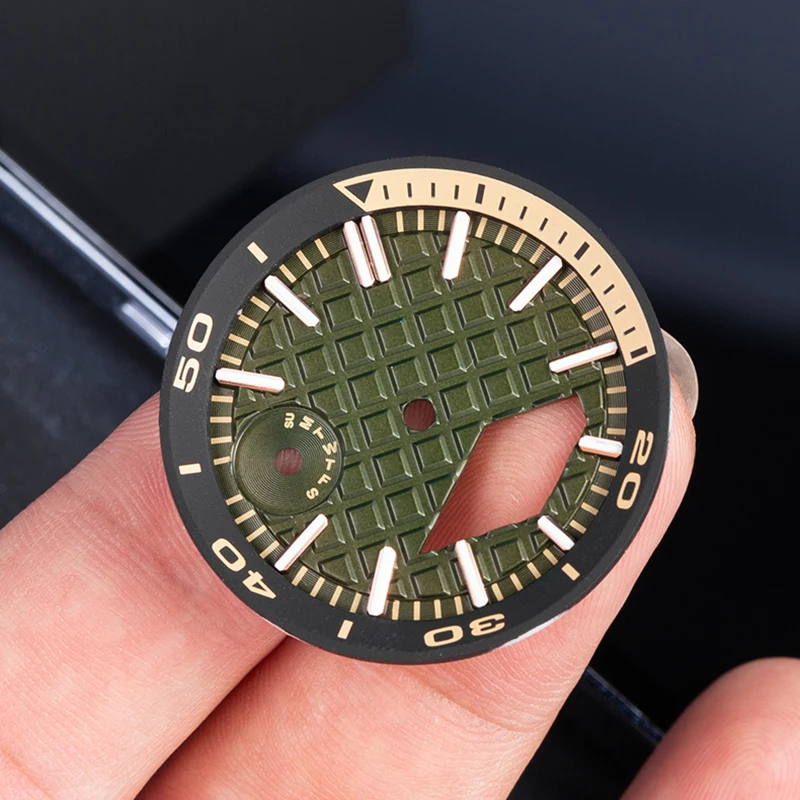 Modified dial for farmhouse oak offshore style dial GA2100 needle nail scale inner shadow circle dial trendy dial accessories