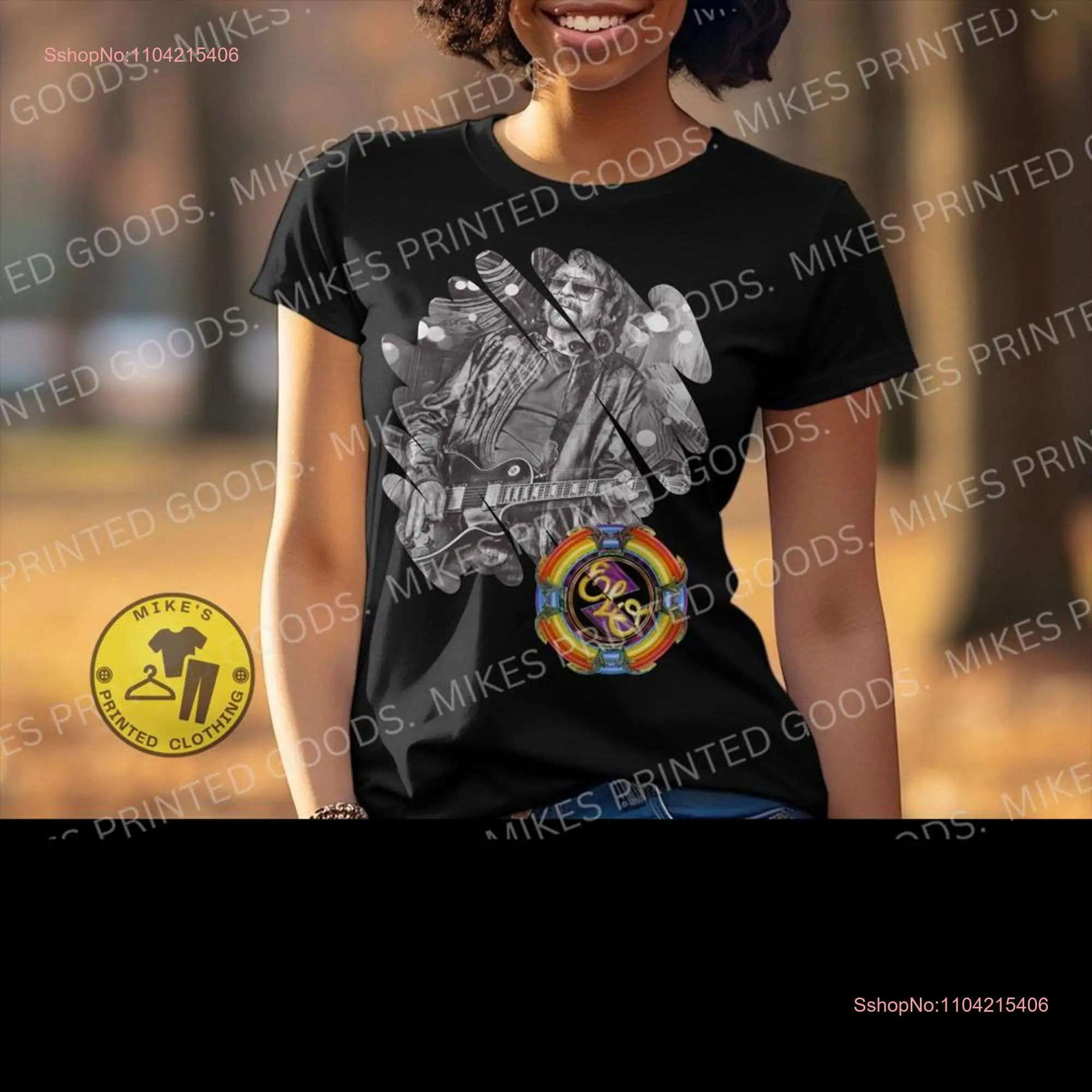 Jeff Lynne and ELO Rock Style Vintage Guitar Player T Shirt Classic Music Legend Fashion  long or short sleeves