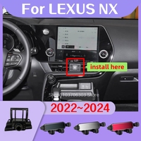 For Lexus NX AZ20 2022 2023 2024 Car Phone Holder Gravity Air Vent Phone Mount Universal Shockproof GPS Stand Car Accessories