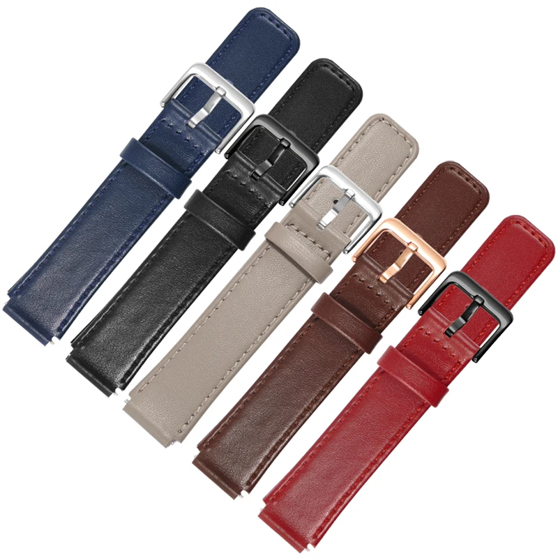 Leather Watch Band with Substitute For B3/B6/B7 Smart Bracelet Series Male Interface Leather Strap 16mm