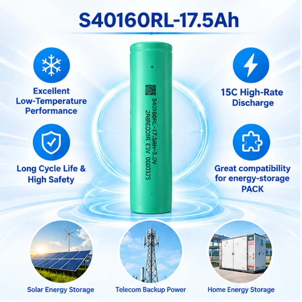 E-power S40160RL-17.5Ah 3V Rechargeable Electric Power Supply Battery for Home Security Systems Long-Lasting Backup Power