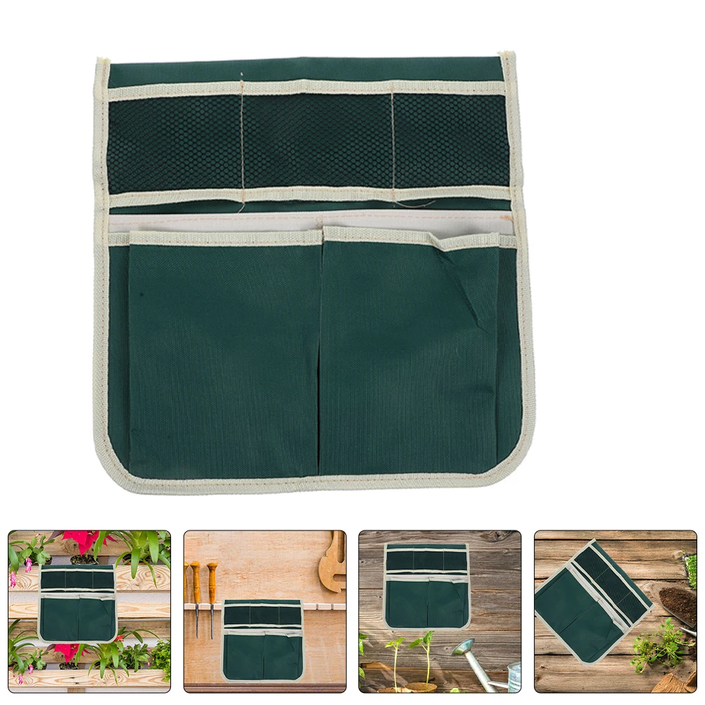 

2pcs Garden Kneeler Tool Bag With Side Pockets Durable Canvas Tool Organizer For Gardening Enthusiasts Kneeling Stool Seat