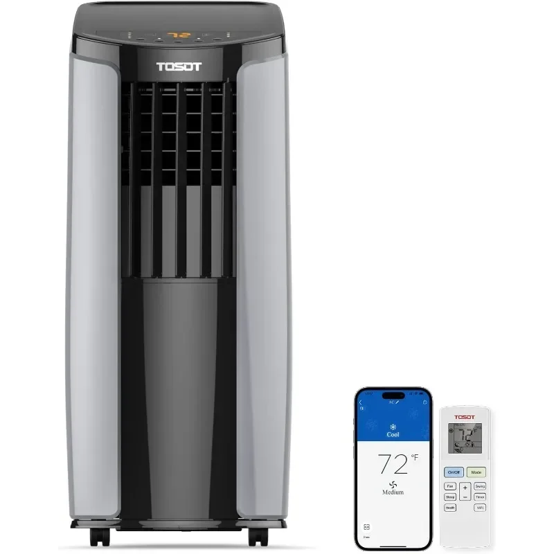 

Portable Air Conditioner, Smart Wifi Control, AC Unit with Dehumidifier, Fan, Window Kit for Easy Installation, Cool Rooms