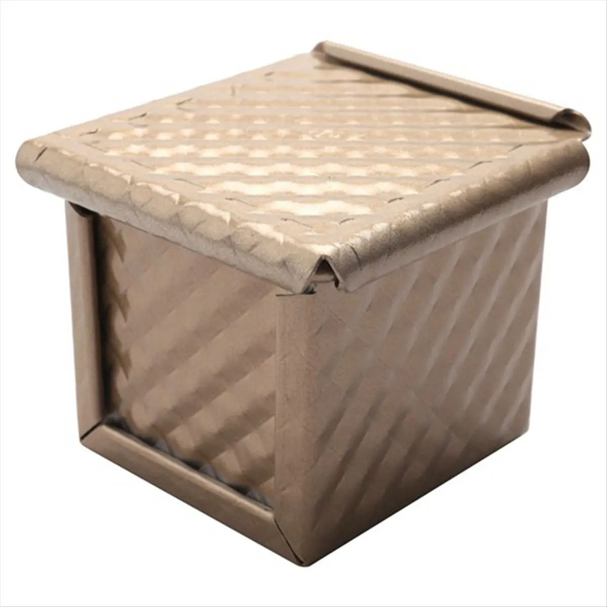 NOCM 2PCS Square Loaf Pan with Lid Toast Mold Bread Pan Pullman Loaf Pan with Cover Non-Stick Water-Cube Toast Box