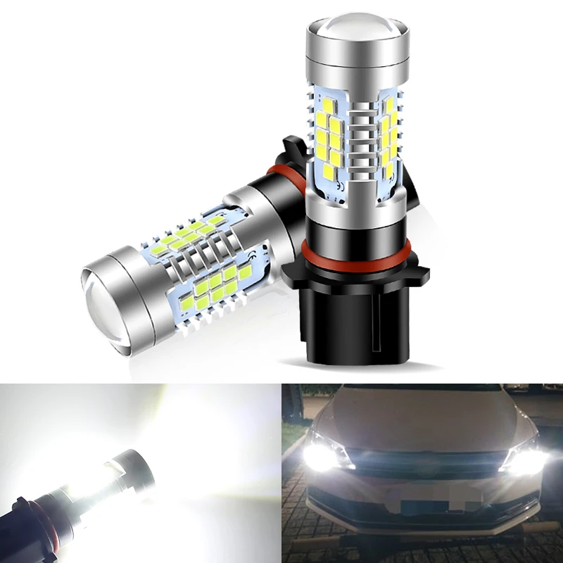 

2PCS Car P13W Canbus Fog Light PSX26W SP13W SH24W LED Daytime Running Lamp White Blue Bulbs for Skoda Yeti 5L 508 for Audi A4 B8