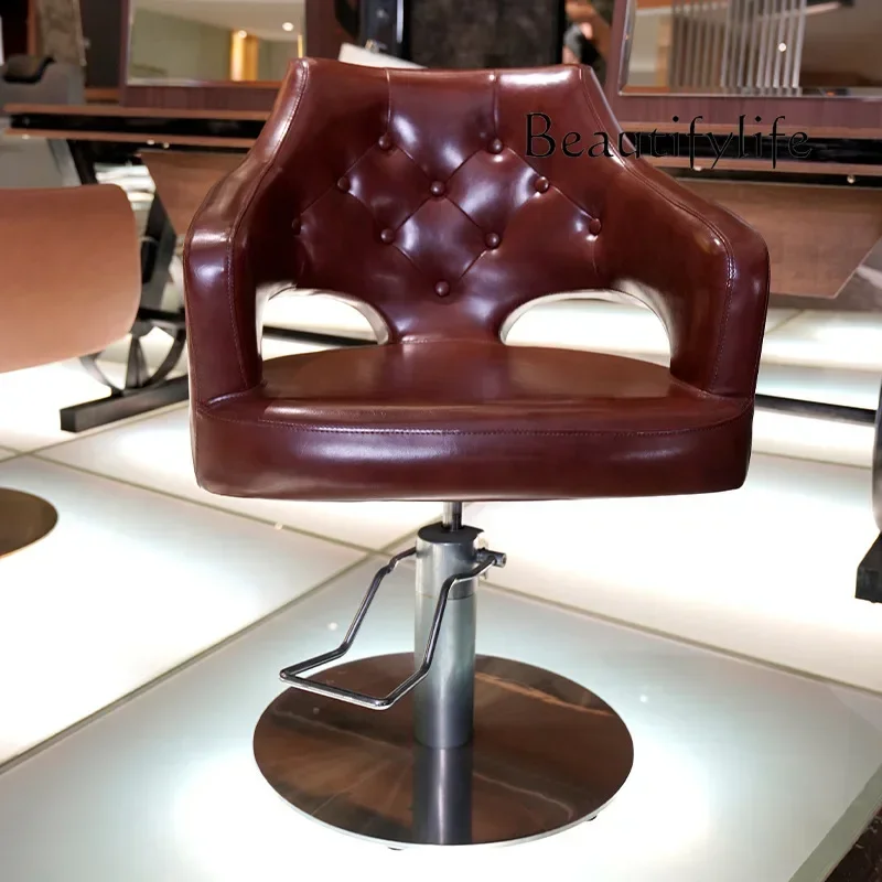 J HH Premium Styling Chair Barber Shop Chair Head Therapy Lifting Beauty Salon Hair Salon Shaving Seat Hair Salon