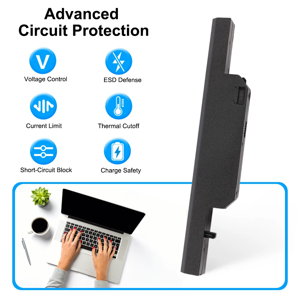 KingSener 5600mAh W650BAT-6 Laptop Battery for Hasee K610C K650D K750D K570N K710C K590C K750D G150SG G150S G150TC G150MG W650S