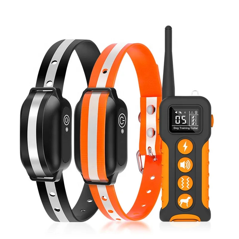 

Plastic Eco-Friendly 1000m Remote Hunting Dog Training Collar Tone+Vibration+Stimulation IP65 Waterproof