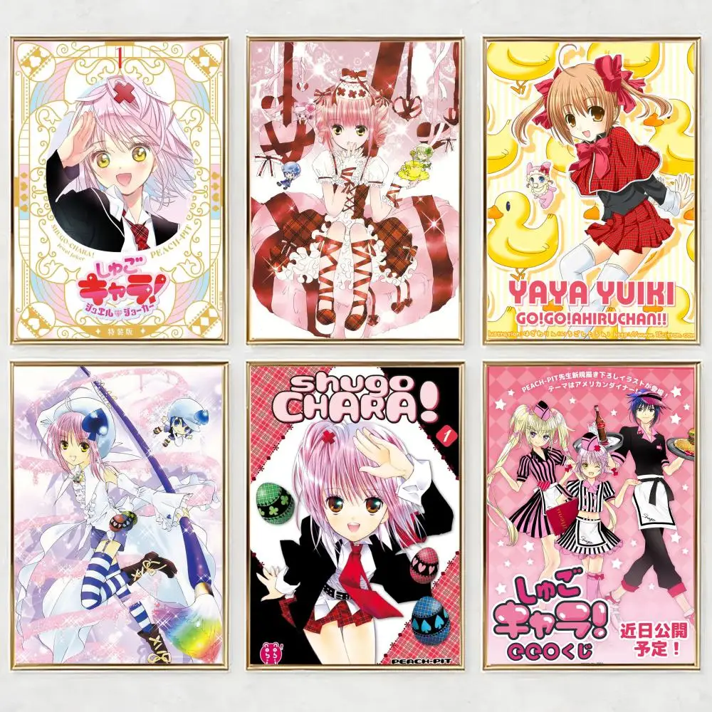 Popular Shugo Chara Poster HD Waterproof Self-Adhesive Wall Art – Multi-Scene Use, Top Gift Pick