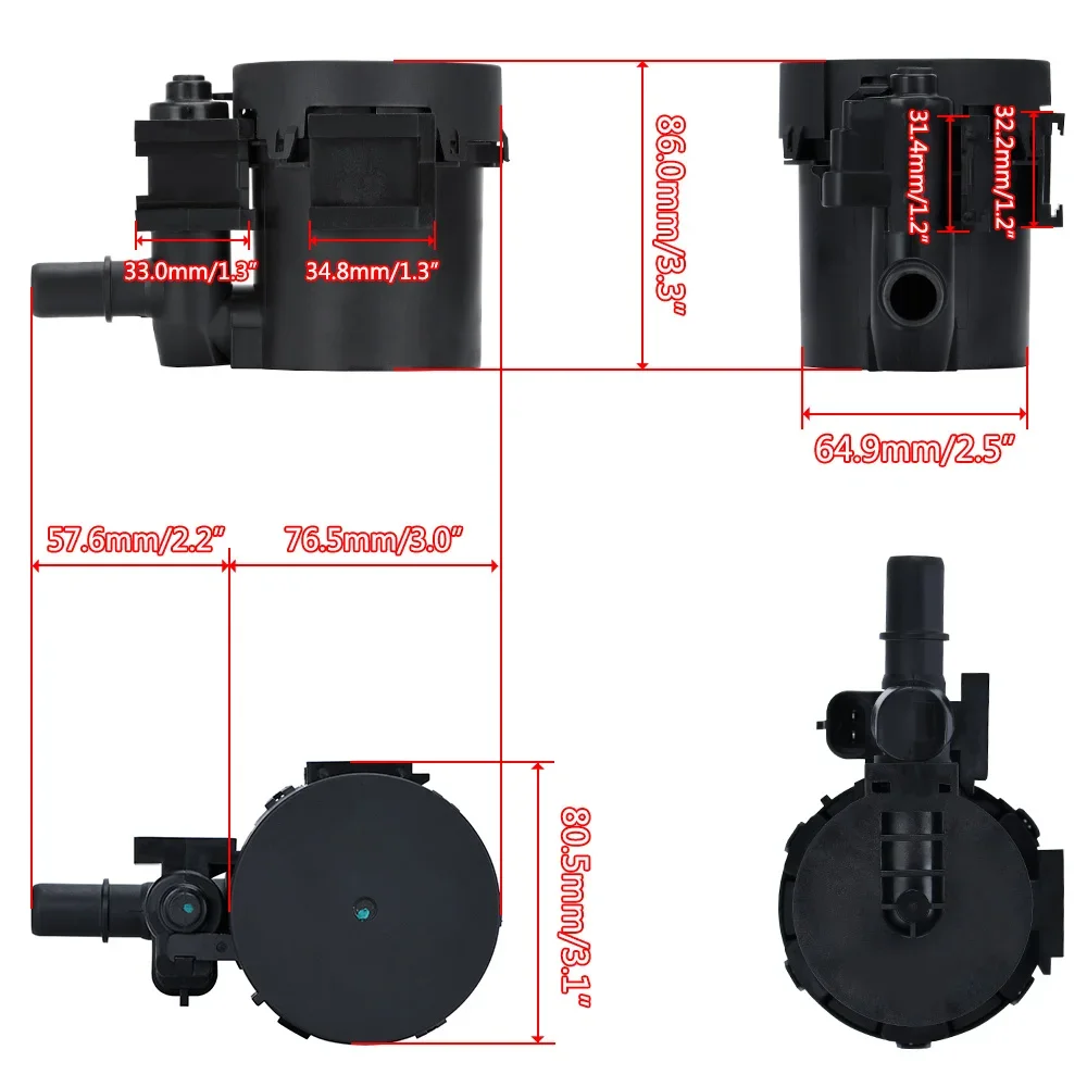 OYOTE 214-2149 25932571 Vapor Canister Purge Vent Solenoid Valve EVAP For 03-10 GMC Cadillac Hummer Chevy