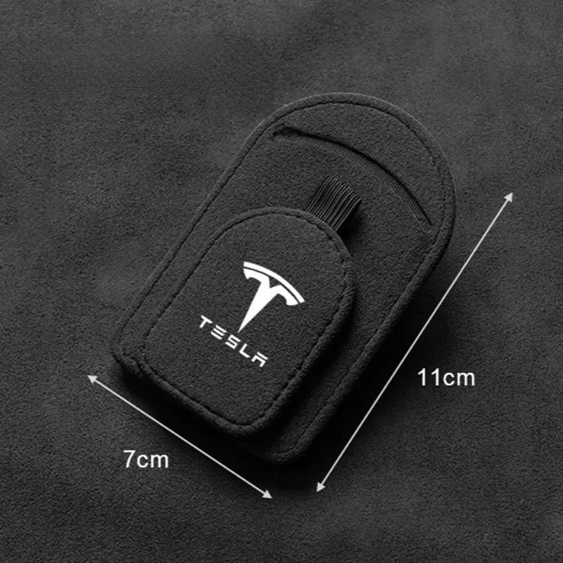 ل تسلا نموذج 3 نماذج ModelY ModelX لفائف رودستر سيارة الشمس قناع حقيبة التخزين نظارات كليب الملحقات #2