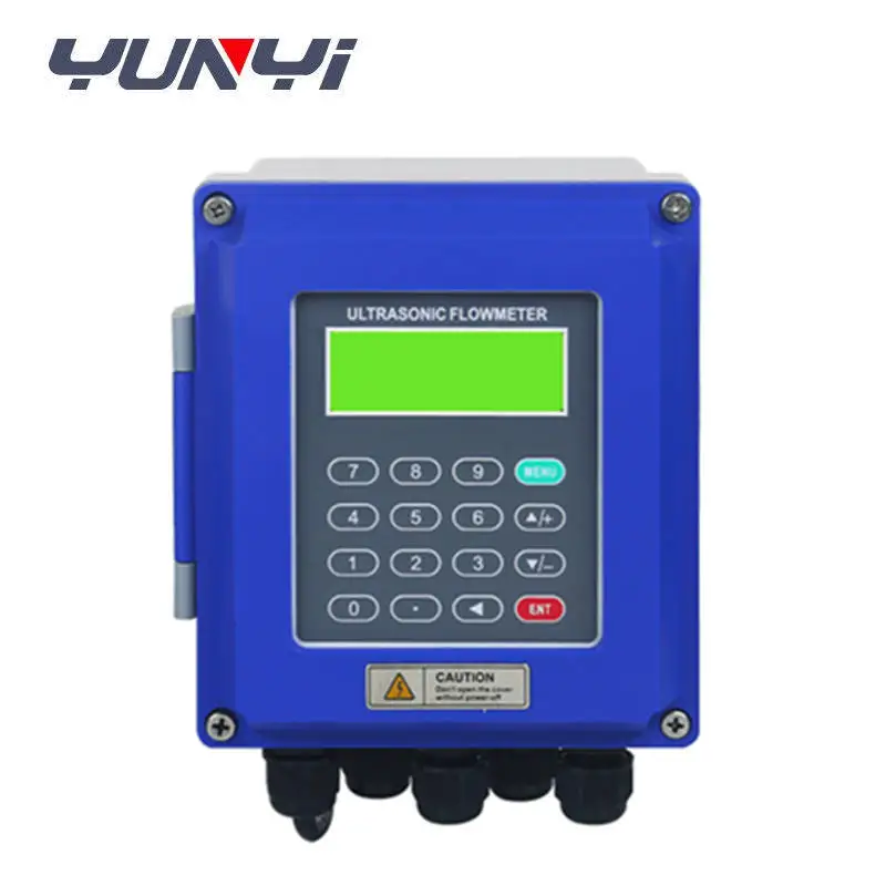 YUF-2000B wall mounted clamp ultrasonic flowmeter variable area wall hanging ultrasonic flow meter