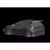 1/10シビックEG6 JDM RC PCボディシェル 幅200mm 透明ドリフトボディシェル ランプシェードミラー付き 1/10 HSP HPI TRAX タミヤ用 4