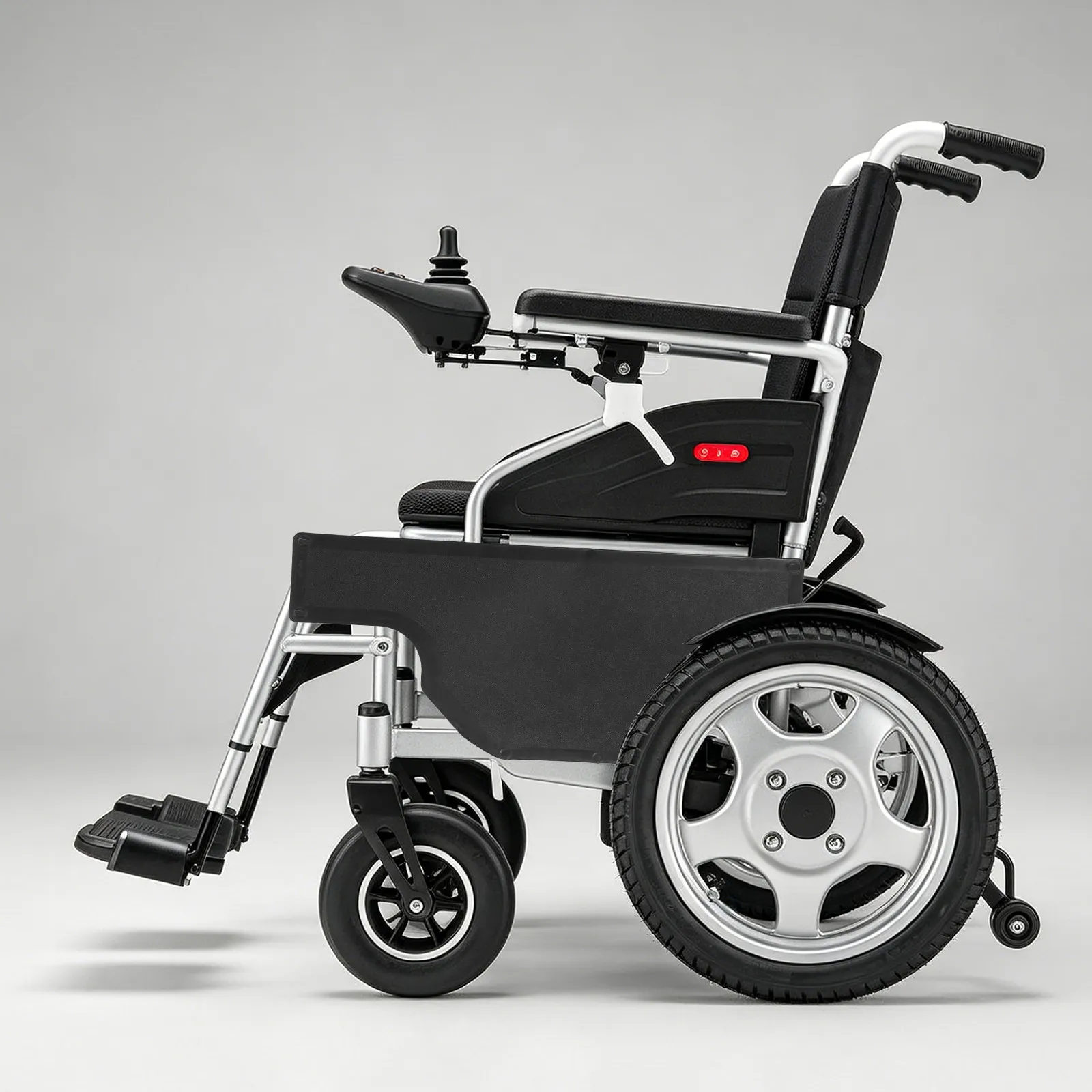 2Pcs Wheelchair Side Guard Black Plastic Wind Proof Board for Electric Wheelchair Clothing Guard Splash Mud Protection Outdoor