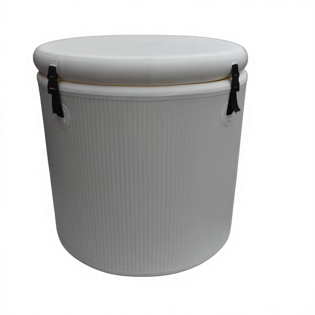 

Ice Bath Tub Inflatable Cold Plunge Tub With Insulated Lid, Thermometer, Water-Absorbent Mat, Portable For Recovery