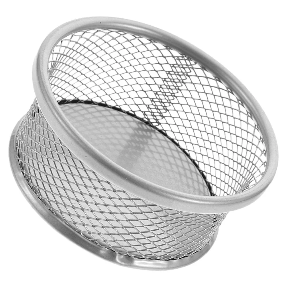 

Paper Clip Barrel Pen Holders Multifunctional Mesh Containers Study Item Office Accessories Metal for Small Items