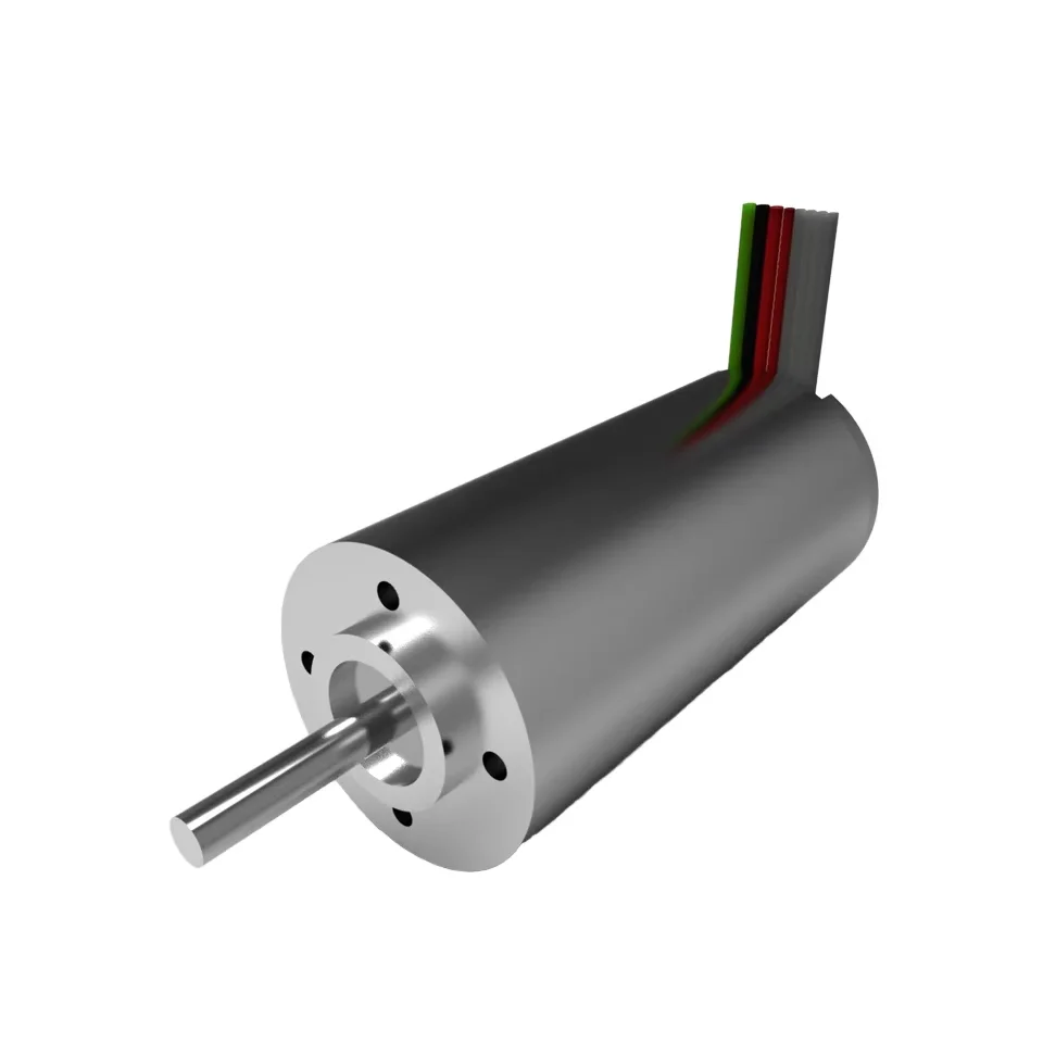 30mm Diameter Slotless BLDC Motor 24V with 7150rpm Speed for Robots Permanent Magnet