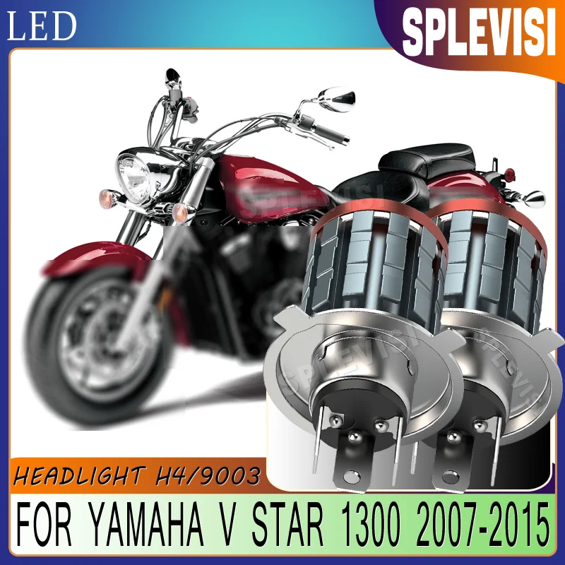 

Plug and Play Long Life Quick On LED Motorcycle Headlight For Yamaha V Star 1300 2007 2008 2009 2010 2011 2012 2013 2014 2015