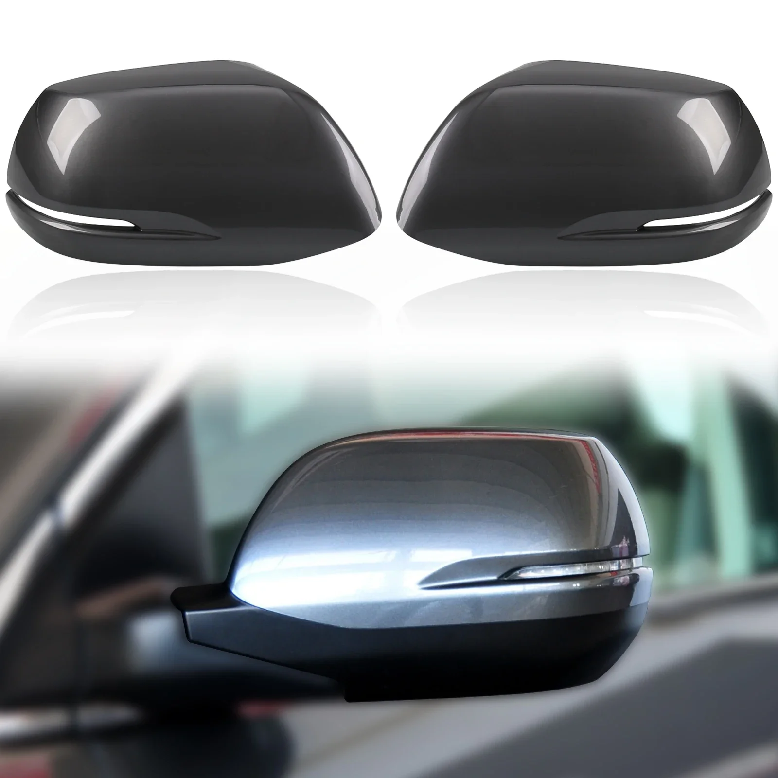 

Pop Door Rearview Mirror Cover Cap Housing Fit For Honda CRV CR-V Accessories 2012 2013 2014 2015 2016