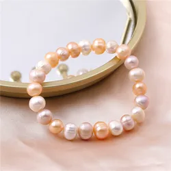 Natural Freshwater Pearl for Women 2022 Luxury Trendy Bracelets Exquisite Temperament Bead Delicate Pearl Bracelet Jewelry Gift