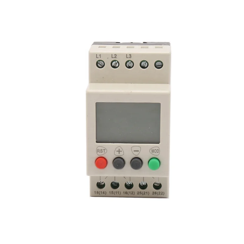 

JVR1000-A Overvoltage Undervoltage phase sequence phase loss voltage unbalance LCD Three-phase Voltage Monitoring Relay