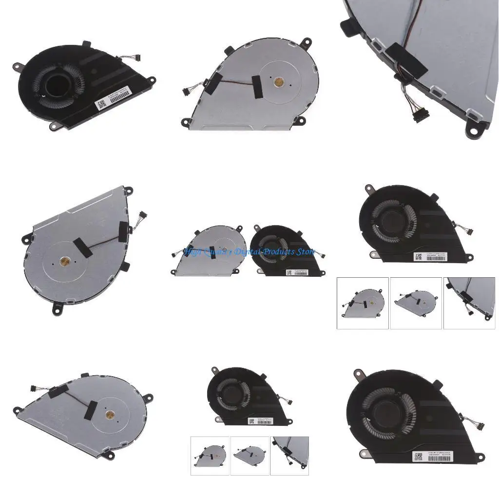 U2JE CPU التبريد مروحة المحمول برودة كمية كبيرة من مروحة الحرارة المحمولة 5V 0.5A 4PIN الرادياتير