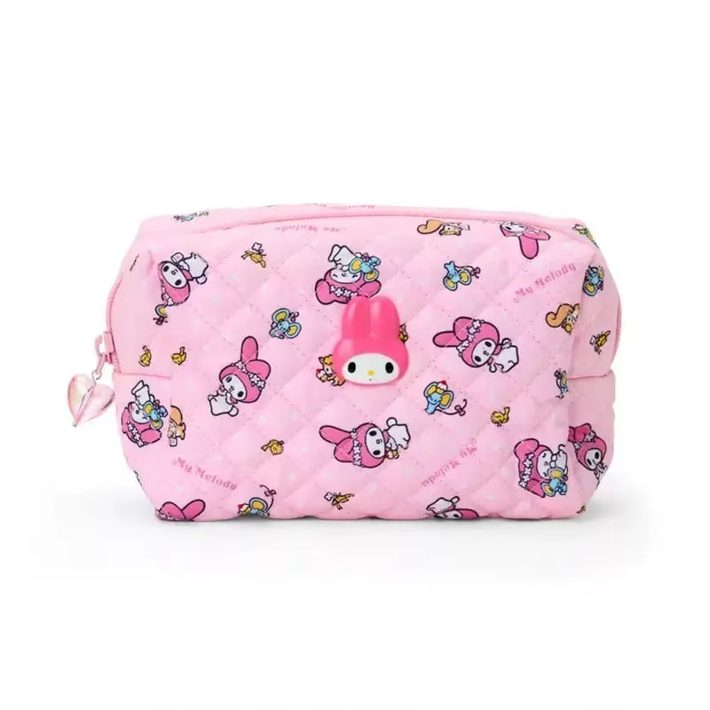 

Cute Cartoon Kawaii Sanrioed Kuromi My Melody Hellokitty Sanitary Napkins Storage Bag Portable and Large Capacity Monthly Bag