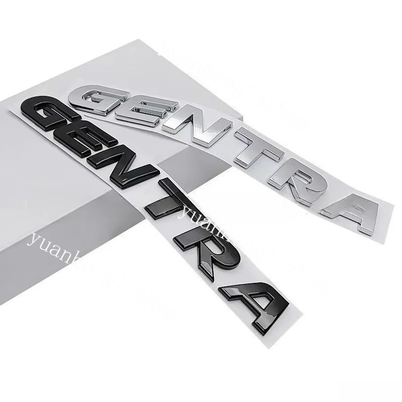 3D ABS car rear letter stickers Emblem For GENTRA For GEELY COOLRAY Modified vehicle rear trunk realistic accessories Decoration