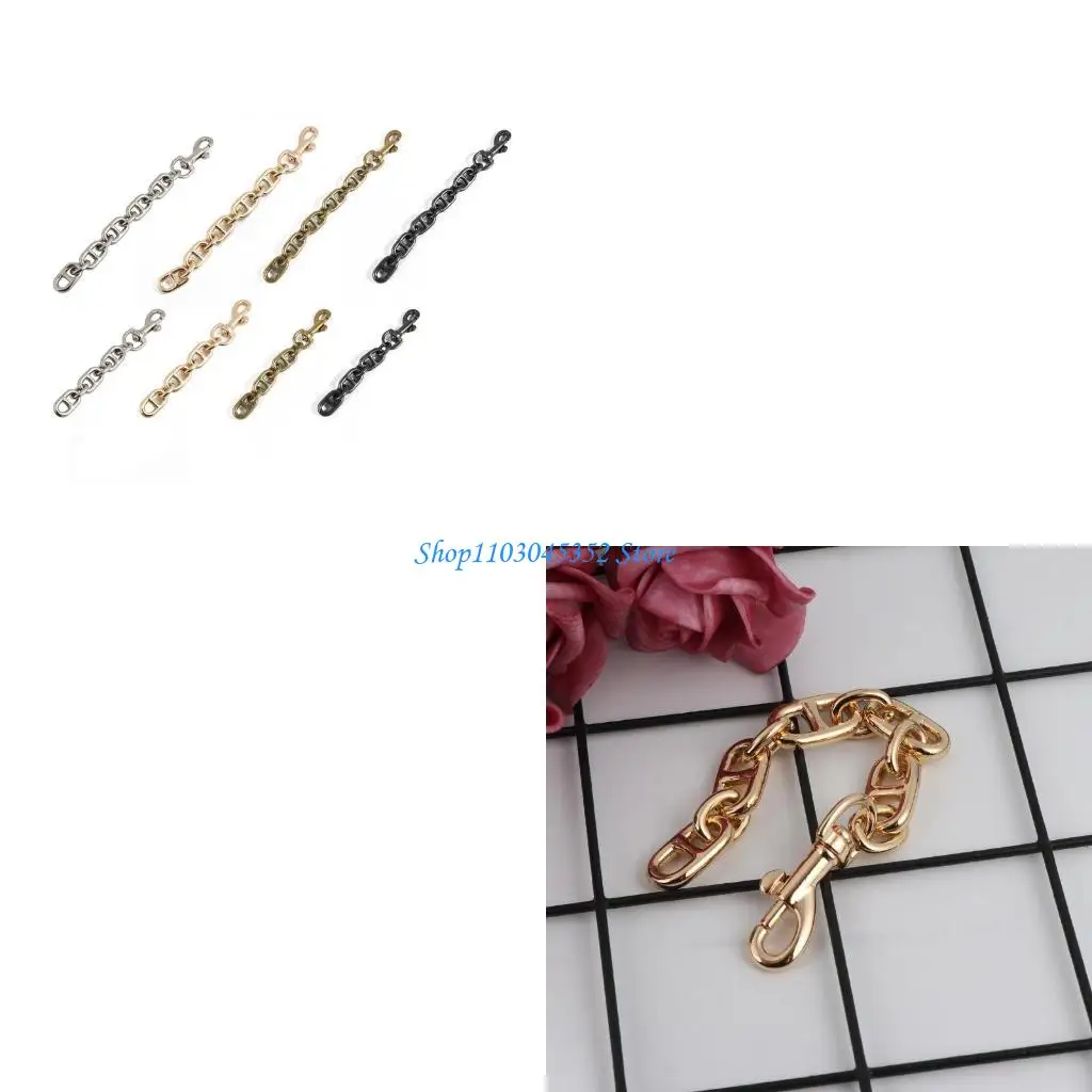 

Bag Strap Extender DIY Handbag Purse Chain with Metal Buckles for Purses Handbag