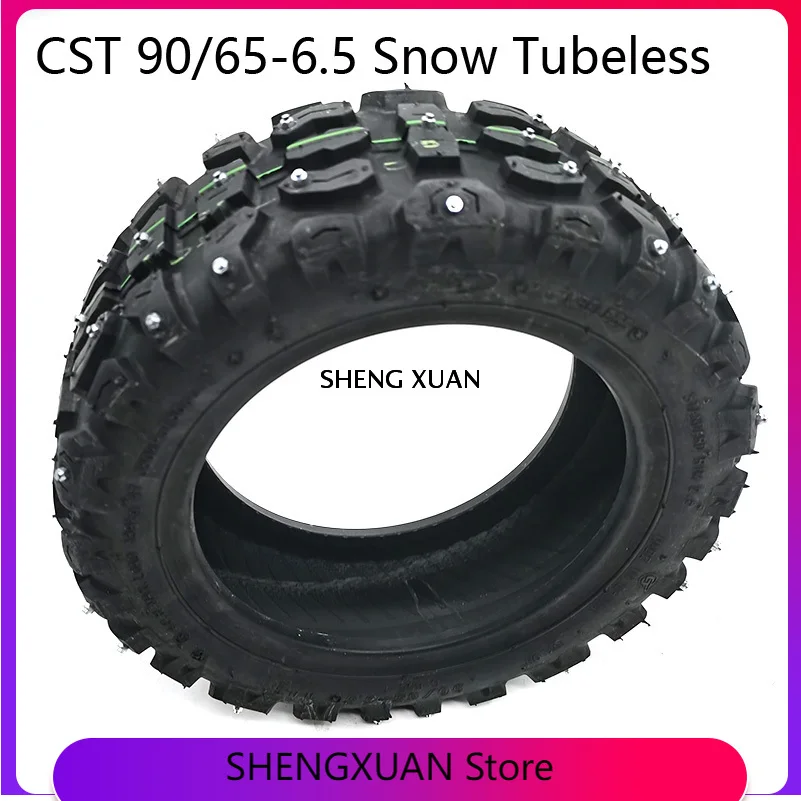 CST 90/65-6.5 Snow Tubeless Tire Fits 11 Inch Electric Scooter  Road or Off-Road